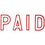 XSTAMPER 5010052 1005 PAID RED