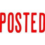 XSTAMPER 5010472 1047 POSTED RED