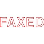 XSTAMPER 5013460 1346 FAXED RED