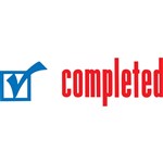 XSTAMPER 5020260 2026 2 COLOUR ICON SERIES COMPLETED RED AND BLUE