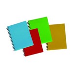 SPIRAX 511 NOTEBOOK SPIRAL BOUND HARD COVER 200 PAGE 225 X 175MM ASSORTED