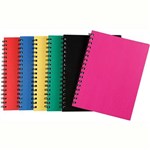 SPIRAX 512 NOTE BOOK HARD COVER SIDE OPEN A4 200 PAGES ASSORTED