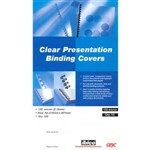 GBC BCP15CLR100 BINDING COVER A4 150 MICRON CLEAR PK100