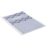 GBC BCT15W100 THERMAL BINDING COVERS A4 15MM WHITE BACKING WITH CLEAR COVER PK100