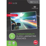 GBC BL80MHSA4 HIGH SPEED POUCH A4 80 MICRON PACK 100