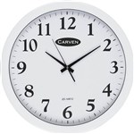 CARVEN CL450WH WALL CLOCK 450MM WHITE FRAME