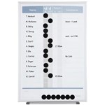 QUARTET QT33703 MATRIX IN  OUT STAFF MAGNETIC WHITEBOARD 15 NAME 410X280MM