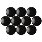 QUARTET QTTMB2000 MAGNETIC BUTTONS 20MM BLACK PK10