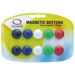 QUARTET QTTMB20ASSTD MAGNETIC BUTTONS 20MM PACK 10 ASSORTED