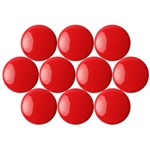 QUARTET QTTMB2100 MAGNETIC BUTTONS 20MM RED PK10