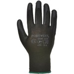 PORTWEST PU PALM GLOVE BLACK XL