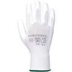 PORTWEST A120 PU PALM GLOVE WHITE M