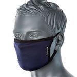 PORTWEST CV33NAR FABRIC FACE MASK ANTIMICROBIAL 3PLY NAVY