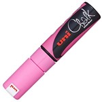 UNI PWE8KFLP CHALK MARKER CHISEL TIP 8MM FLUORO PINK