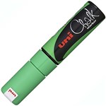 UNI PWE8KFLGN CHALK MARKER CHISEL TIP 8MM FLUORO GREEN