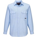 PORTWEST SYDNEY LIGHT WEIGHT SHIRT LONG SLEEVE BLUE 2XL