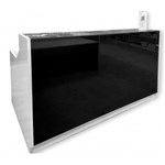 ROMA RECEPTION COUNTER 1800 X 840 X 1150MM WHITEBLACK