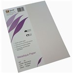 QUILL 06024 METALLIQUE PAPER A4 120GSM MOONSTONE PK25