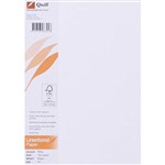 QUILL 06301 LINEN BOND PAPER A4 90GSM WHITE PK100