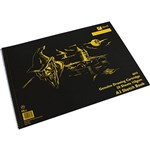 QUILL Q532 SKETCH BOOK PP SHORT BOUND 110GSM A2 420 X 594MM 20 SHEETS BLACK