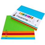 QUILL 90193 XL OFFICE PAPER A4 80GSM BRIGHTS ASSORTED COLOURS RM500SHTS