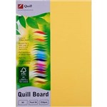 QUILL 90319 XL MULTIBOARD 210GSM A4 LEMON PACK 50