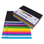 QUILL COVER PAPER A4 125GSM ASSORTED PACK 500