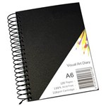 QUILL SWVA6 VISUAL ART DIARY A6 110GSM 120 PAGE
