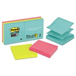 POSTIT R3306SSMIA SUPER STICKY POPUP NOTES MIAMI 73 X 73MM 90 SHEETS PACK 6