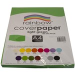 RAINBOW RCPA4100LGR COVER PAPER 125GSM A4 LIGHT GREEN PACK 100