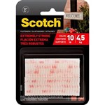 3M SCOTCH RF6730 EXTREME FASTENER 25 X 76CM CLEAR PACK 2 PAIRS