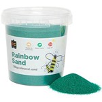 EDUCATIONAL COLOURS RAINBOW SAND 13KG JAR GREEN