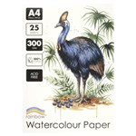 RAINBOW WATERCOLOUR PAD A4 300GSM 25 SHEETS WHITE