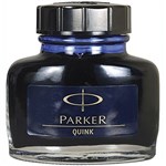 PARKER QUINK INK 57ML BOTTLE PERMANENT BLUE