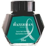 WATERMAN FOUNTAIN PEN INK 50ML BOTTLE HARMONIOUS GREEN