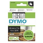 DYMO 53713 D1 TAPE 24MM X 7M BLACK ON WHITE