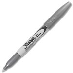SHARPIE PERMANENT MARKER FINE POINT 10MM METALLIC SILVER