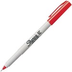 SHARPIE S37002 PERMANENT MARKER ULTRA FINE 03MM RED