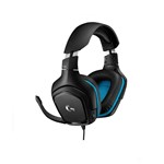 LOGITECH G432 GAMING HEADSET SURROUND SOUND WIRED 71 BLACK