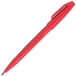 PENTEL S520B SIGN PEN MEDIUM 08MM RED