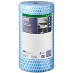 TORK 0297402 PREMIUM SPECIALIST CLOTH COLOUR CODED REGULAR 30CMX50CM X 45MTR 90 SHEET ROLL BLUE