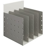 RAPID SCREEN SCDOC DOCUMENT DIVIDER 4 SPACE PRECIOUS SILVER
