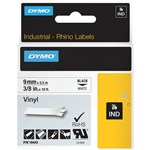 DYMO SD18443 RHINO INDUSTRIAL LABEL VINYL 9MM X 55MTR BLACK ON WHITE