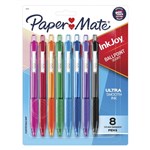 PAPERMATE INKJOY 300RT RETRACTABLE BALLPOINT PEN 10MM FASHION ASSORTED PACK 8