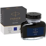 PARKER QUINK FOUNTAIN PEN BOTTLE INK BLUE 57ML