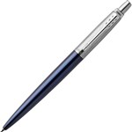 PARKER JOTTER BALLPOINT PEN ROYAL BLUE CHROME TRIM MEDIUM BLUE