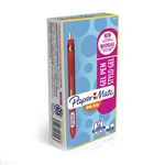 PAPERMATE INKJOY GEL PEN MEDIUM 07MM RED BOX 12