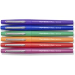 PAPERMATE FLAIR FELT TIP PEN MEDIUM 07MM ASSORTED PACK 6