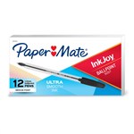 PAPERMATE INKJOY 100 BALLPOINT PEN MEDIUM BLACK BOX 12
