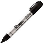 SHARPIE S20093051 PRO METAL PERMANENT MARKER CHISEL POINT 40MM BLACK